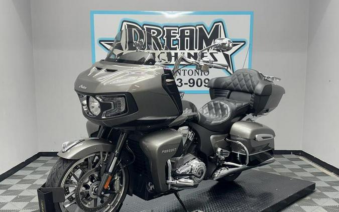 2025 Indian Motorcycle® Pursuit® Limited 112 w/PowerBand Audio Heavy Metal with Black Metallic