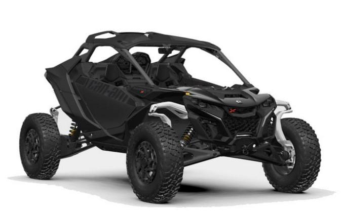 2024 Can-Am® Maverick R X RS with Smart-Shox Carbon Black & Neo Yellow