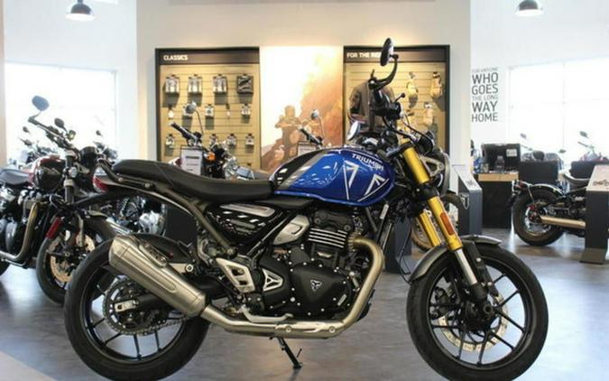 2024 Triumph Speed 400 Caspian Blue / Storm Grey