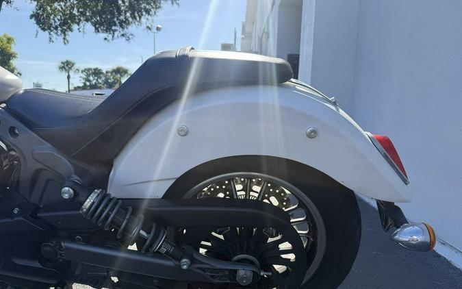 2020 Indian Motorcycle Scout ABS White Smoke