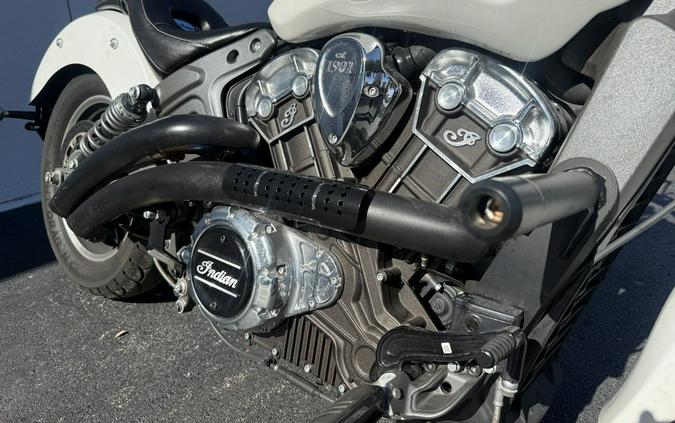 2020 Indian Motorcycle Scout ABS White Smoke