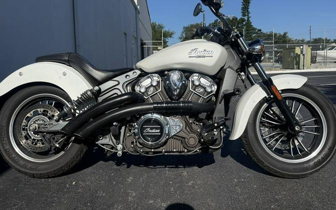 2020 Indian Motorcycle Scout ABS White Smoke