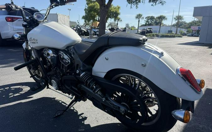 2020 Indian Motorcycle Scout ABS White Smoke