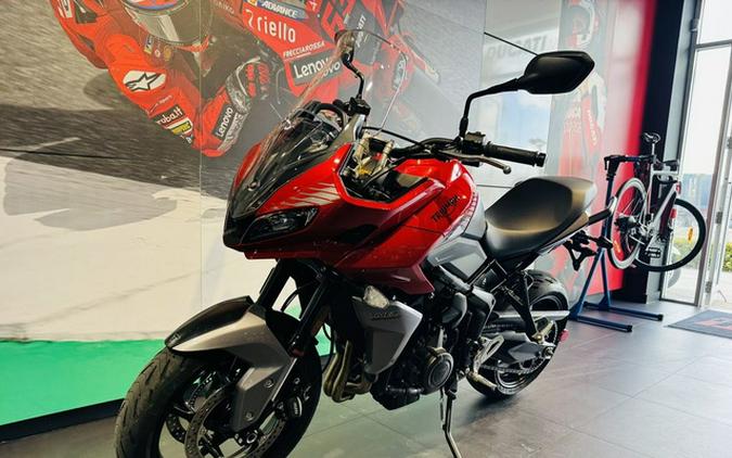 2023 Triumph Tiger Sport 660 Korosi Red Graphite