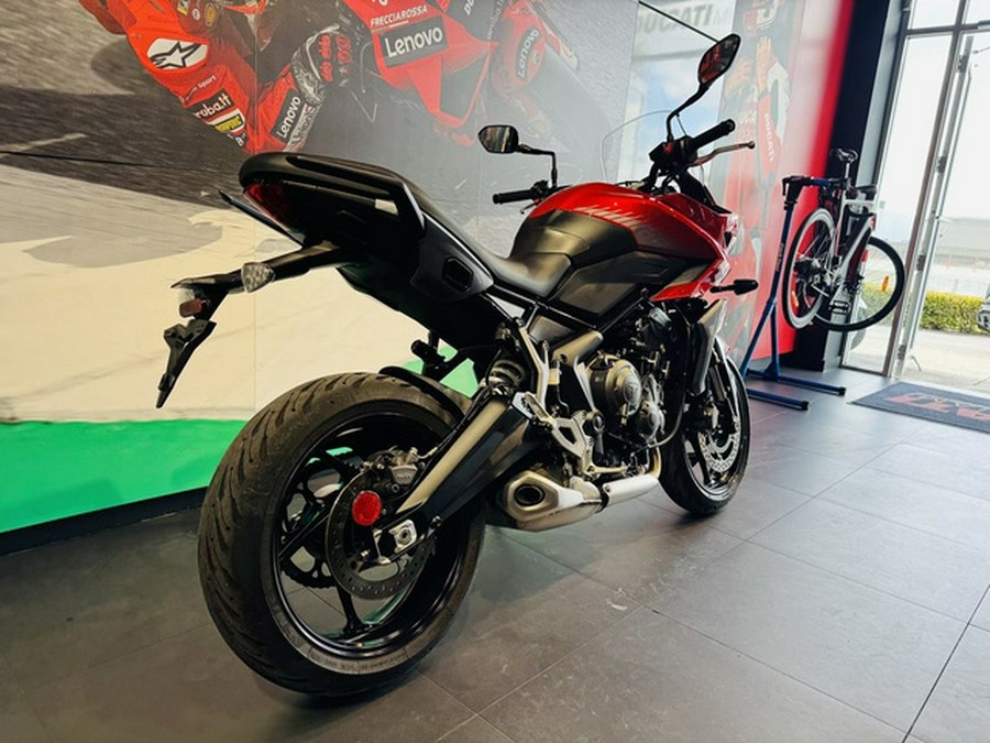 2023 Triumph Tiger Sport 660 Korosi Red Graphite