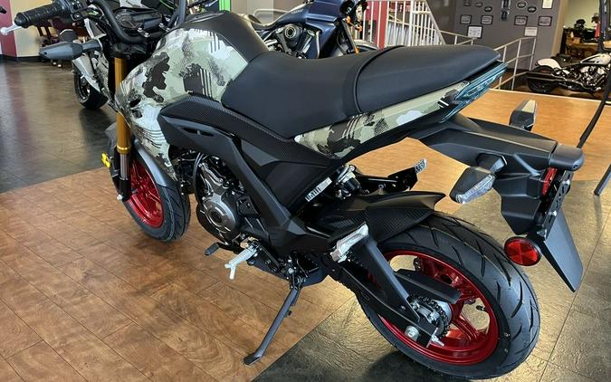 2025 Kawasaki Z125 PRO Cypher Camo Beige