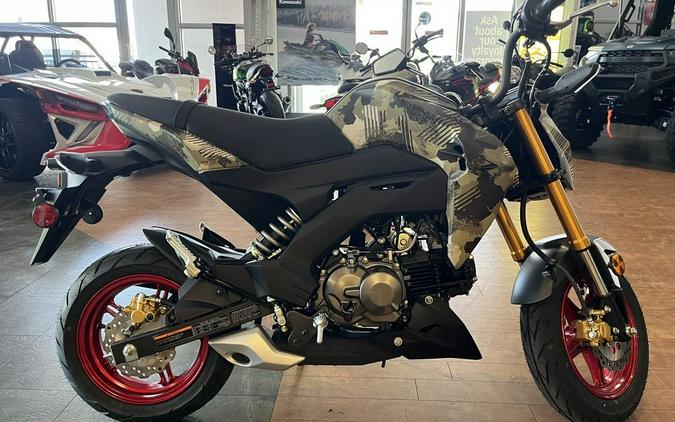2025 Kawasaki Z125 PRO Cypher Camo Beige