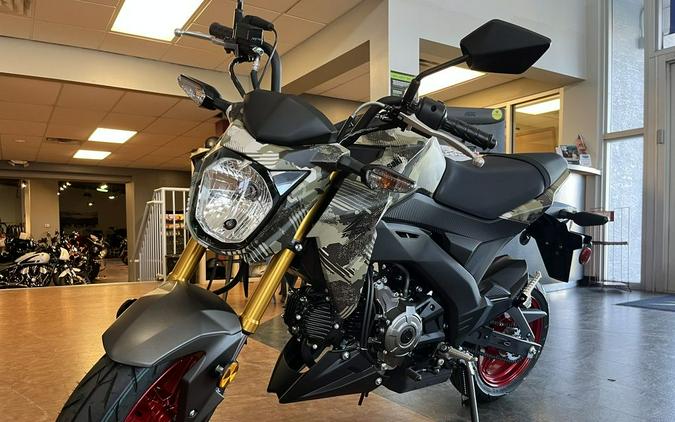 2025 Kawasaki Z125 PRO Cypher Camo Beige