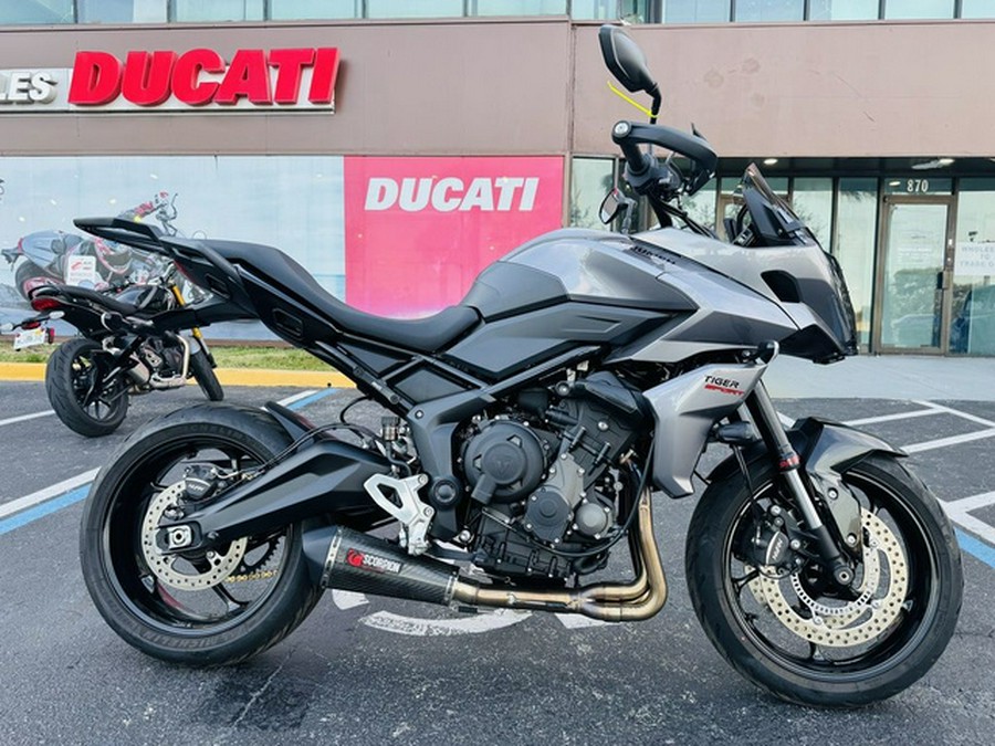 2023 Triumph Tiger Sport 660 Graphite Sapphire Black
