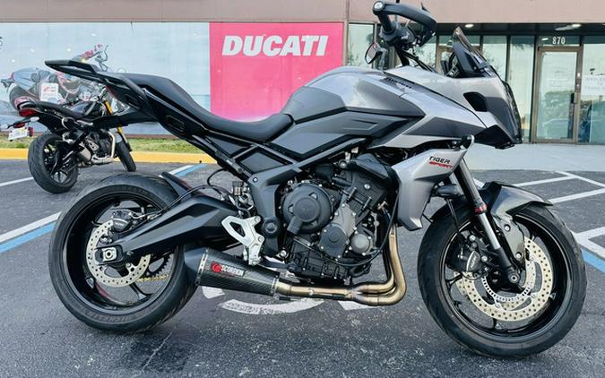 2023 Triumph Tiger Sport 660 Graphite Sapphire Black