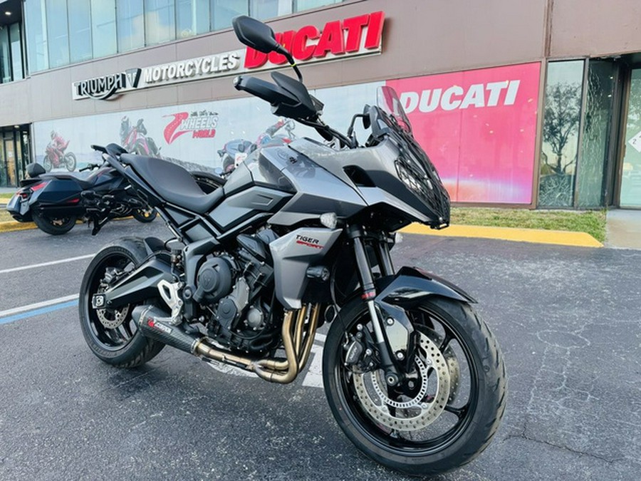 2023 Triumph Tiger Sport 660 Graphite Sapphire Black