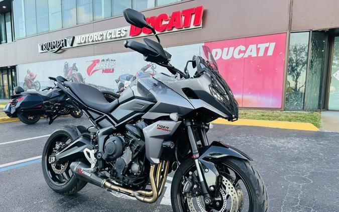 2023 Triumph Tiger Sport 660 Graphite Sapphire Black