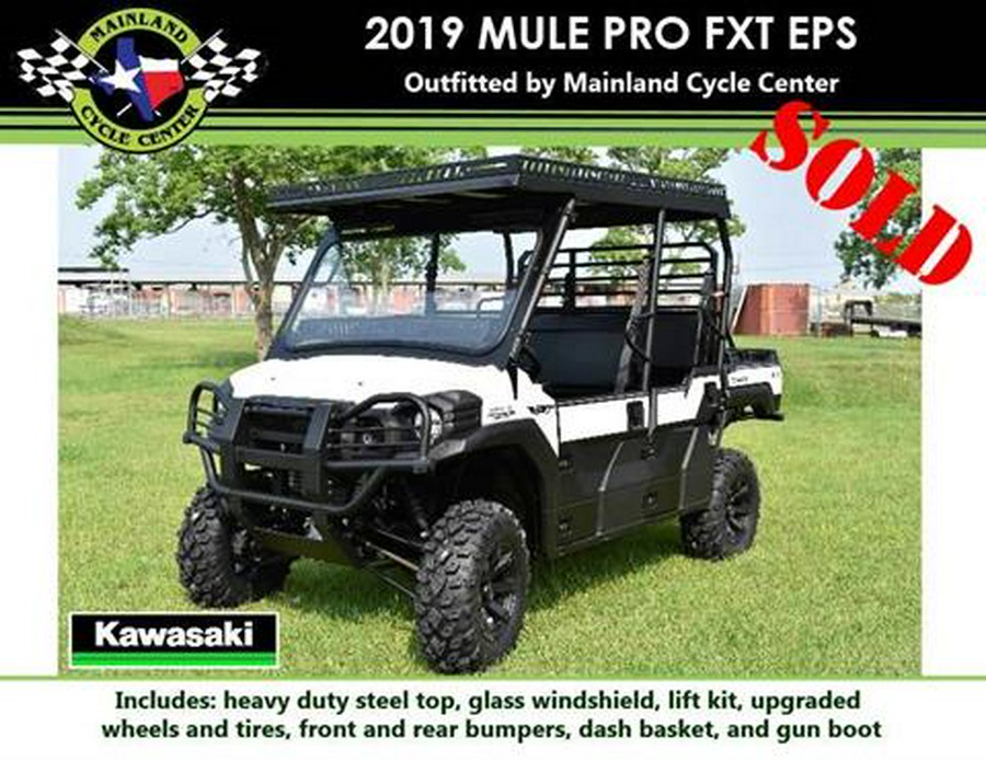 2019 Kawasaki Mule PRO-FXT EPS