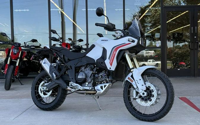 2026 Ducati DesertX V2 Matte Star White Silk