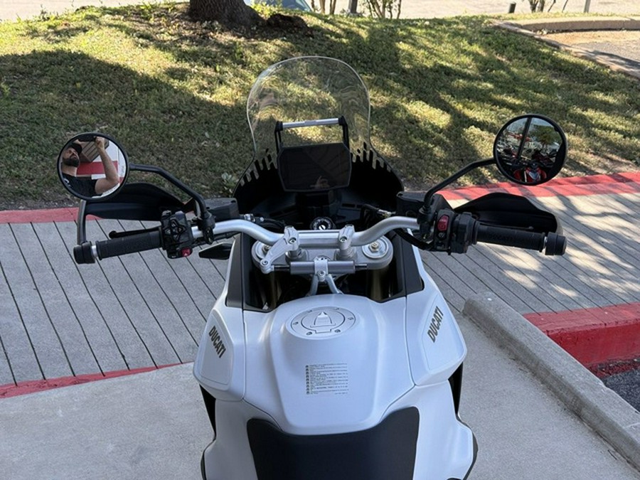 2026 Ducati DesertX V2 Matte Star White Silk