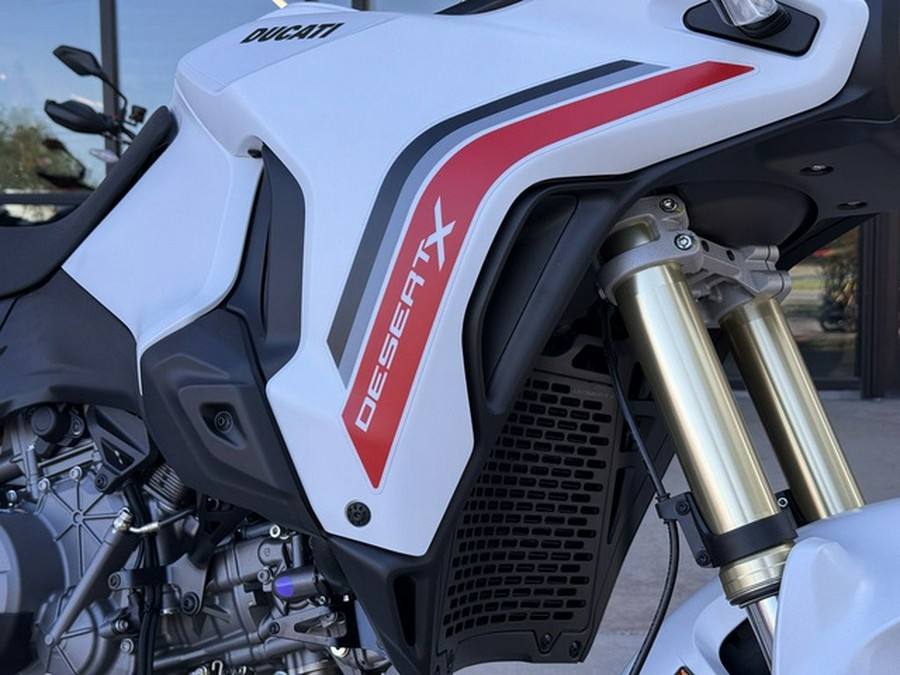 2026 Ducati DesertX V2 Matte Star White Silk