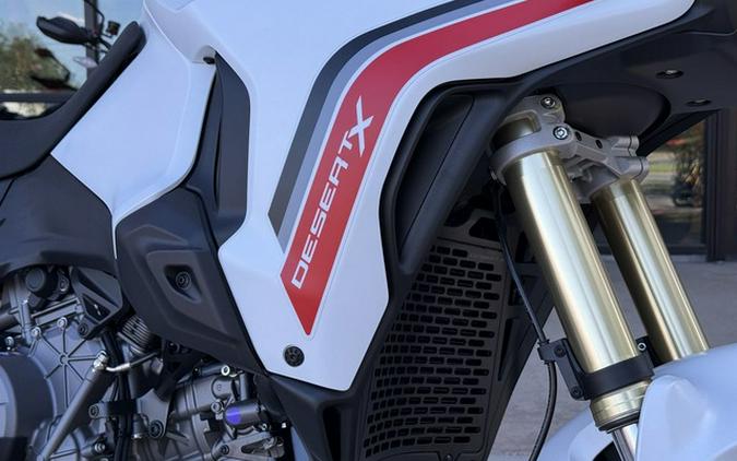 2026 Ducati DesertX V2 Matte Star White Silk