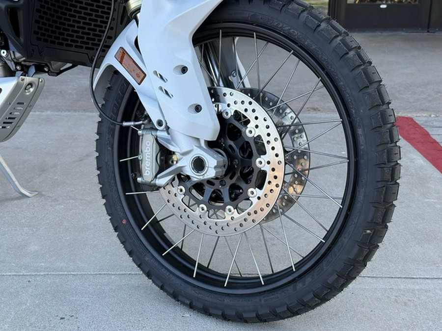 2026 Ducati DesertX V2 Matte Star White Silk