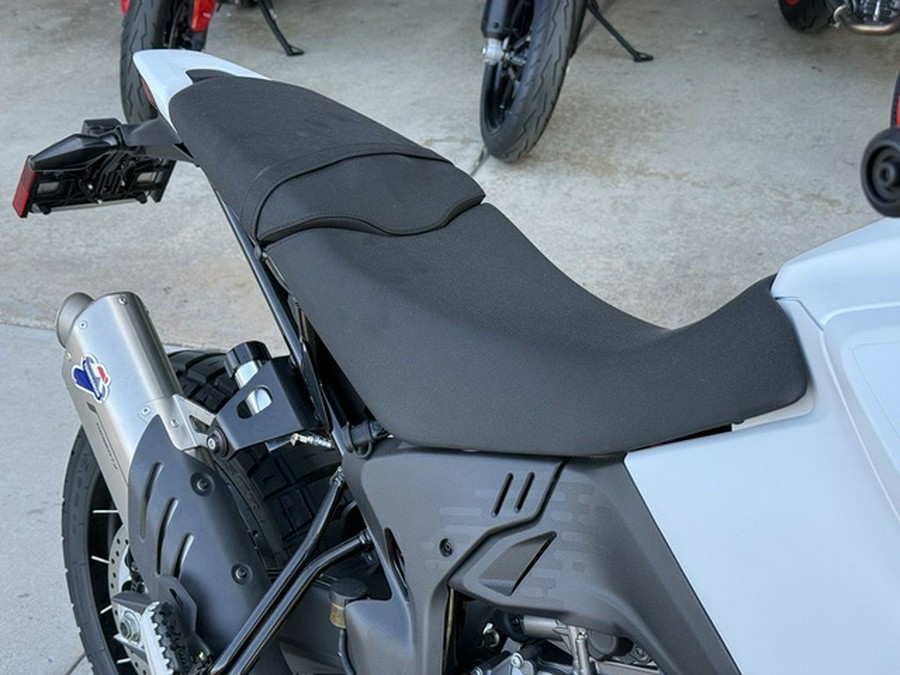 2026 Ducati DesertX V2 Matte Star White Silk