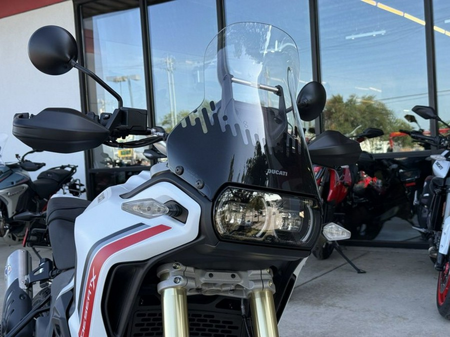 2026 Ducati DesertX V2 Matte Star White Silk
