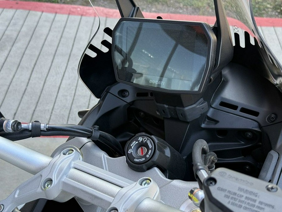 2026 Ducati DesertX V2 Matte Star White Silk