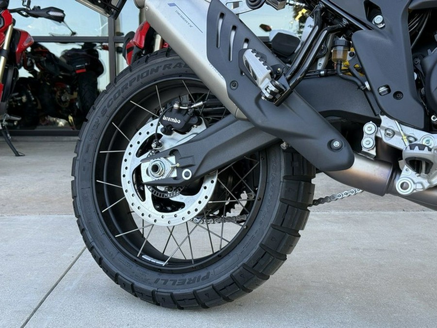 2026 Ducati DesertX V2 Matte Star White Silk