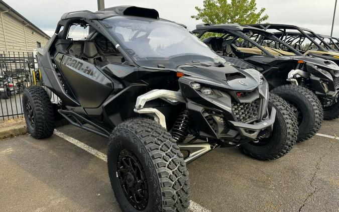 2024 Can-Am® Maverick R X RS with Smart-Shox Triple Black