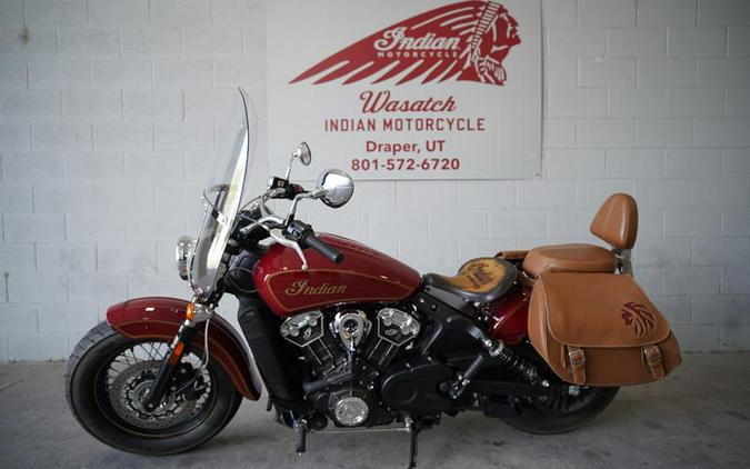 2020 Indian Motorcycle® Scout® 100th Anniversary Indian Red with Gold trim