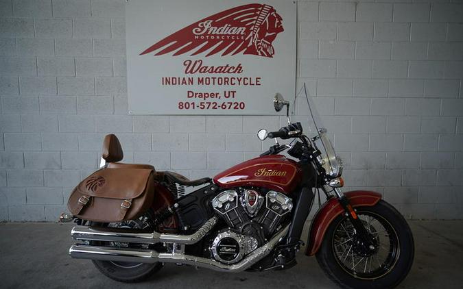 2020 Indian Motorcycle® Scout® 100th Anniversary Indian Red with Gold trim