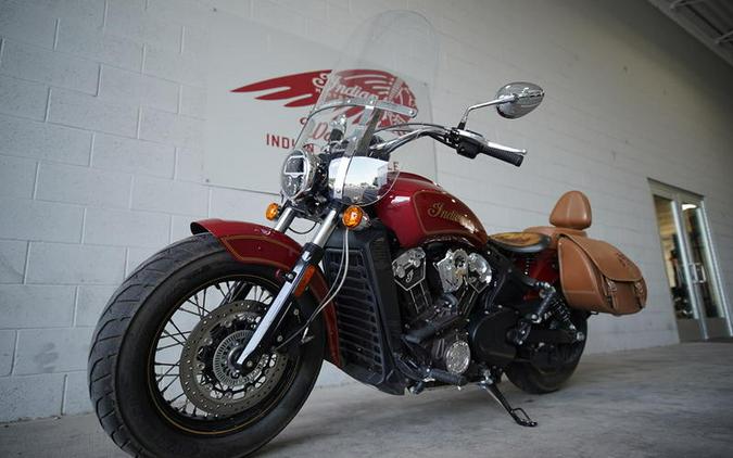 2020 Indian Motorcycle® Scout® 100th Anniversary Indian Red with Gold trim