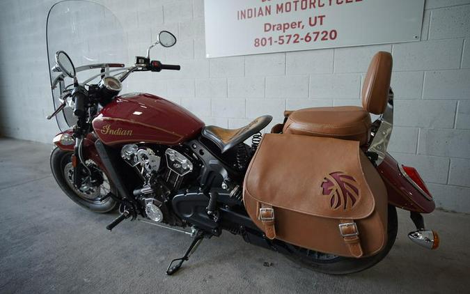 2020 Indian Motorcycle® Scout® 100th Anniversary Indian Red with Gold trim