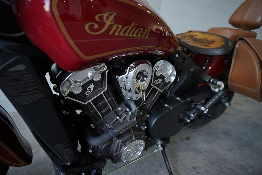 2020 Indian Motorcycle® Scout® 100th Anniversary Indian Red with Gold trim