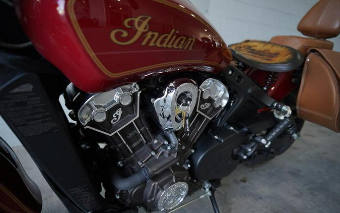 2020 Indian Motorcycle® Scout® 100th Anniversary Indian Red with Gold trim