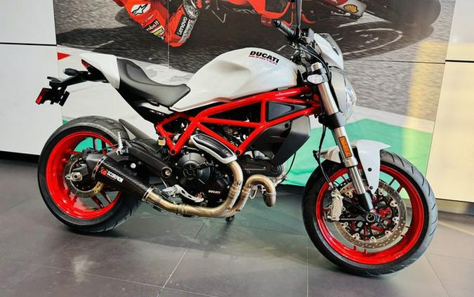 2018 Ducati Monster 797 Plus Star White Silk