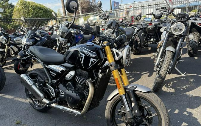 2024 Triumph Speed 400 Phantom Black Storm Grey