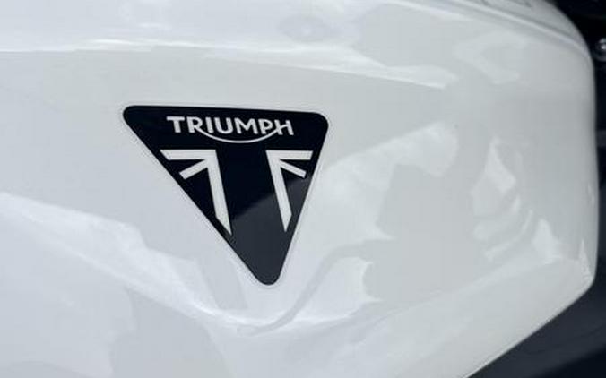 2024 Triumph Street Triple 765 R Crystal White