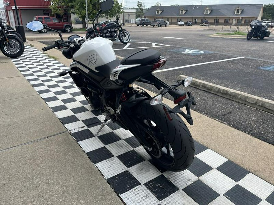 2024 Triumph Street Triple 765 R Crystal White