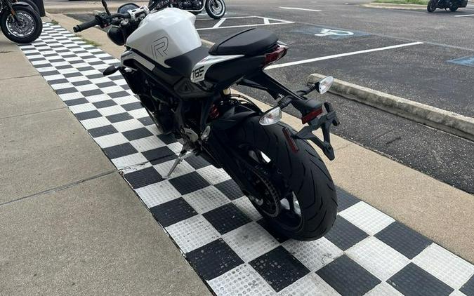 2024 Triumph Street Triple 765 R Crystal White