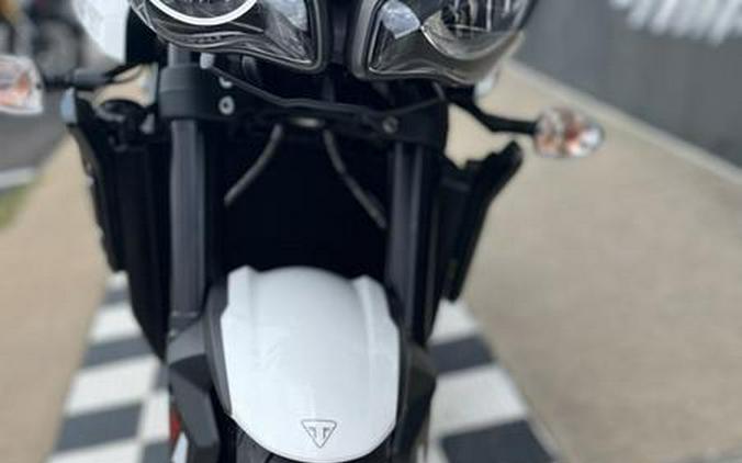 2024 Triumph Street Triple 765 R Crystal White