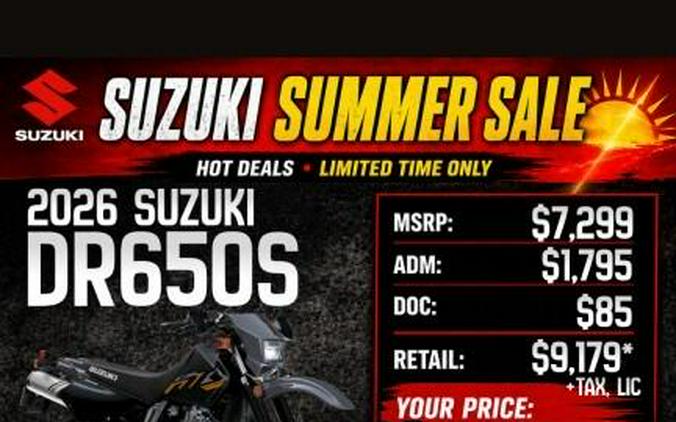 2026 Suzuki DR650S