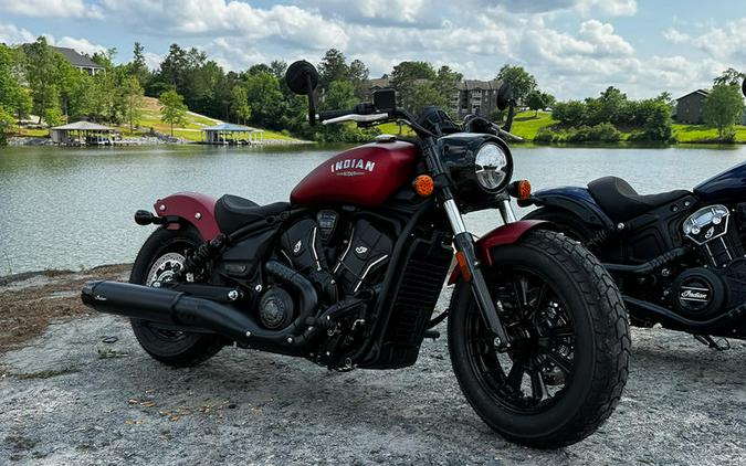 2025 Indian Motorcycle® Scout® Bobber Limited Sunset Red Smoke