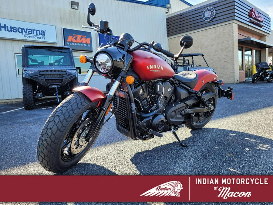 2025 Indian Motorcycle® Scout® Bobber Limited Sunset Red Smoke