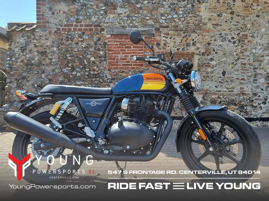 2024 Royal Enfield INT650 Barcelona Blue