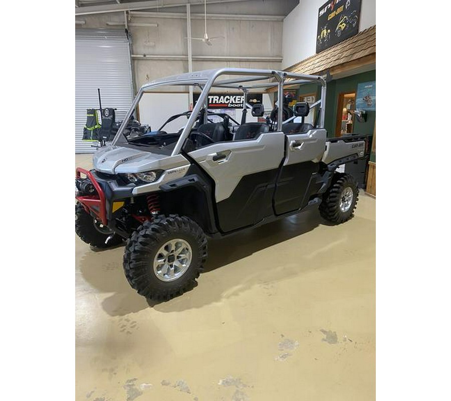 2025 Can-Am® Defender MAX X mr with Half-Doors HD10 Hyper Silver & Legion Red