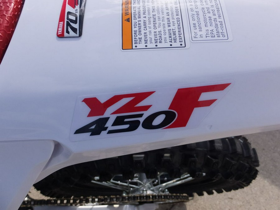 2026 Yamaha YZ 450F 70th Anniversary Edition