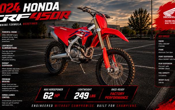 2024 HONDA CRF450R - F700767