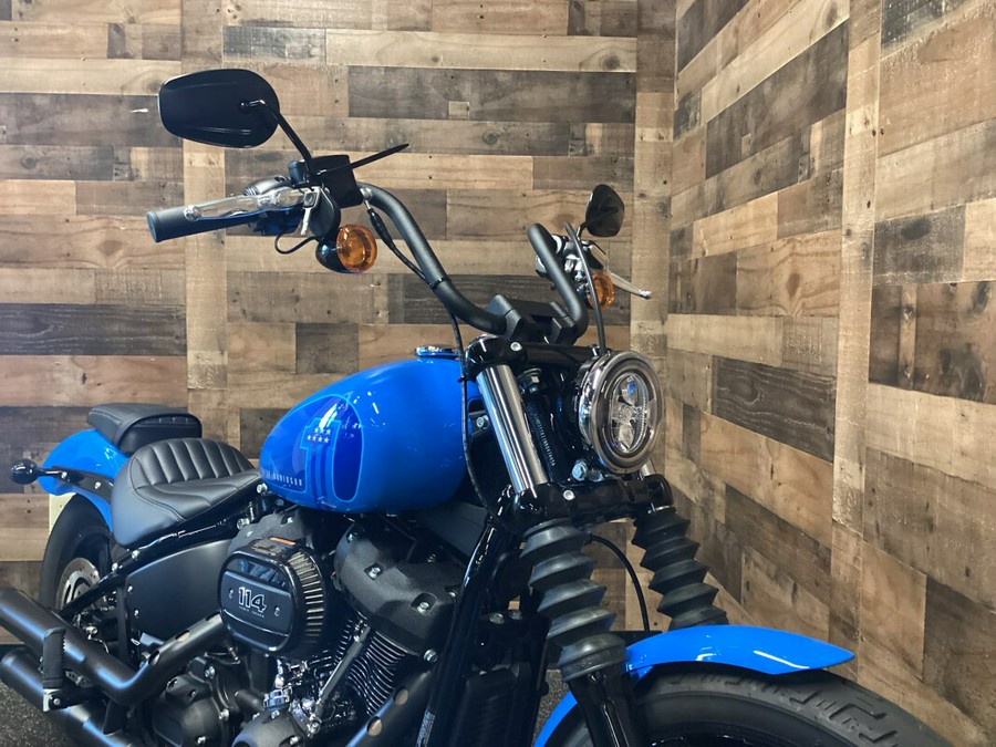 2022 Harley-Davidson Street Bob 114 Fastback Blue FXBBS