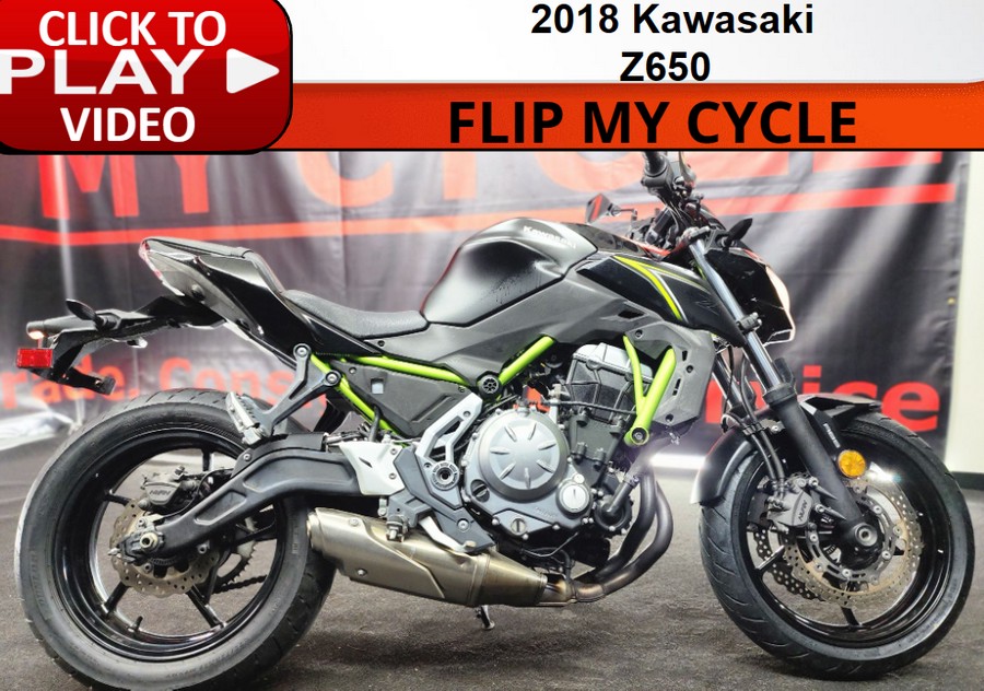 2018 Kawasaki ER650 Z650 ABS