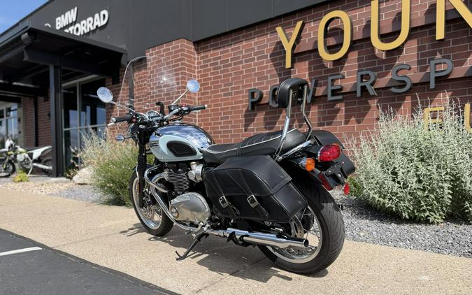 2023 Triumph Bonneville T120 Chrome Edition Chrome / Meriden Blue