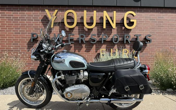 2023 Triumph Bonneville T120 Chrome Edition Chrome / Meriden Blue